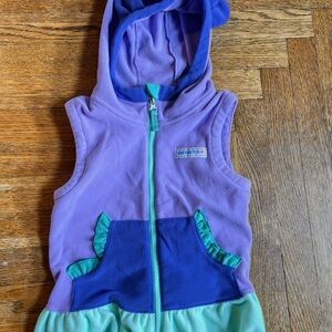 Obermeyer Purple Fleece Vest, 5/6